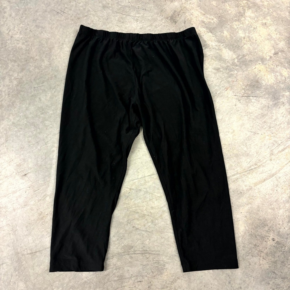 No Boundaries Womens XXL Black Cropped Leggings Stretch Pull On Plus Size 19